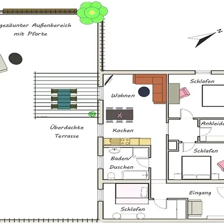 アパート Direkt An Der Ostsee - Helma ツィロー